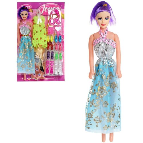 Кукла-модель «Оля» с набором платьев и аксессуарами, микс