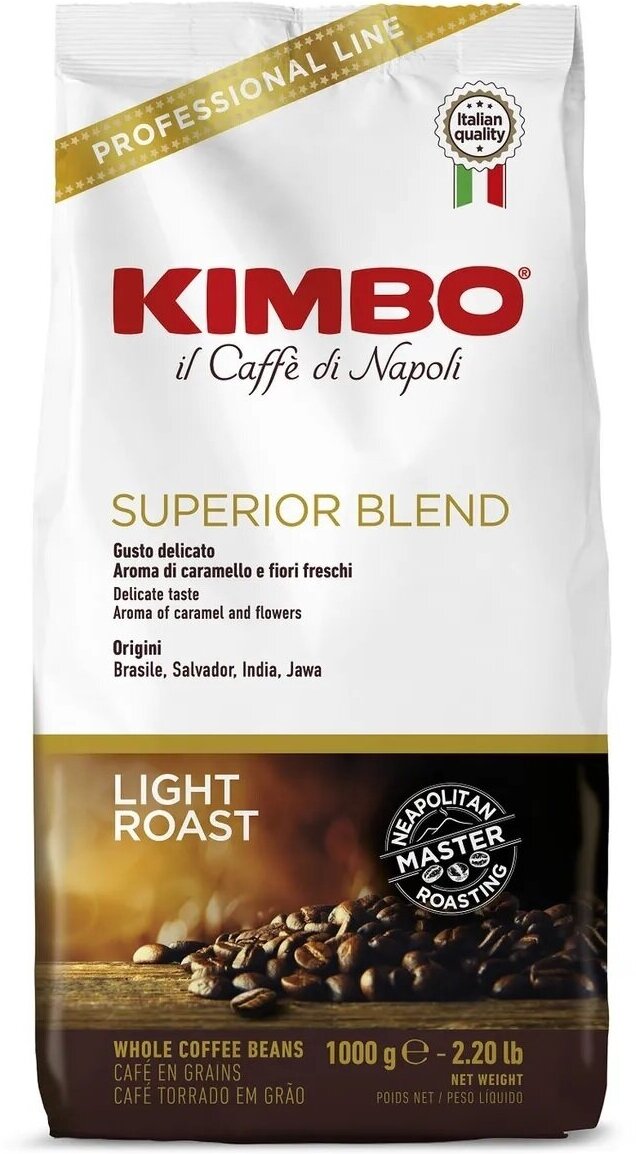 Кофе в зернах Kimbo Superior Blend 1кг