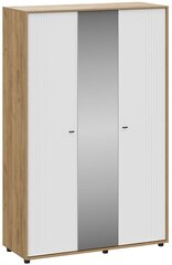 Шкаф 3-х створчатый SV Мебель Милан белый матовый / дуб золотой 140.1x56.1x220 см