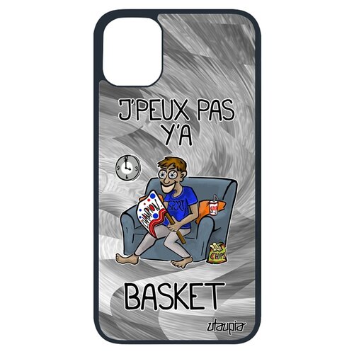 фото Чехол для телефона apple iphone 11 pro, "не могу - смотрю баскетбол!" карикатура нба utaupia
