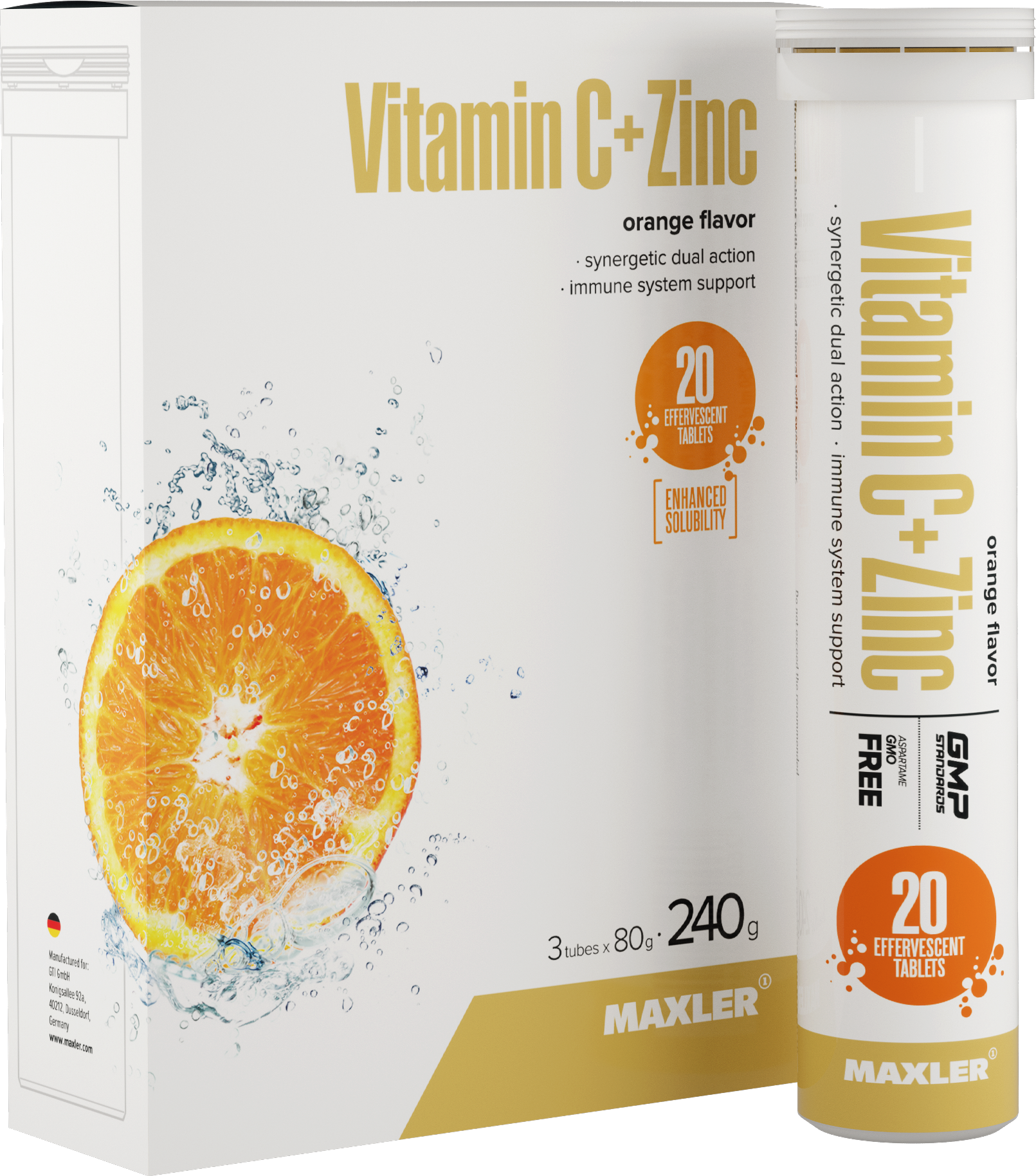 MAXLER Vitamin C + Zinc таб. шип.