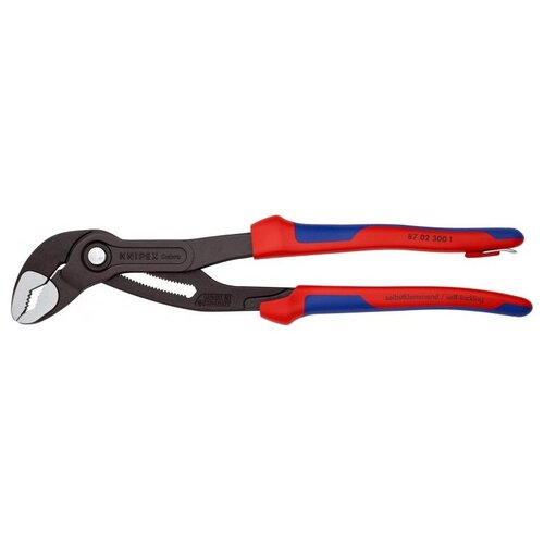 Клещи Knipex 87 02 300 T 300 мм красный/синий клещи переставные knipex cobra® зев 70 мм длина 300 мм хром обливные ручки