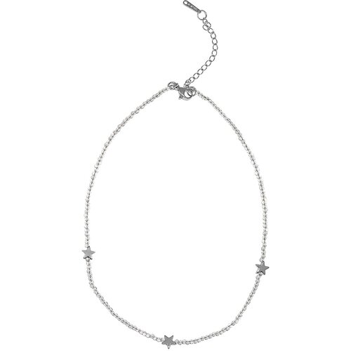 Чокер Kalinka modern story, шпинель, гематит, длина 34 см, бесцветный