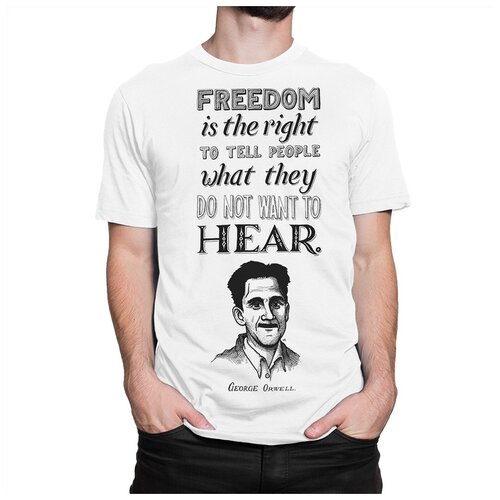 фото Футболка dream shirts джордж оруэлл - свобода мужская