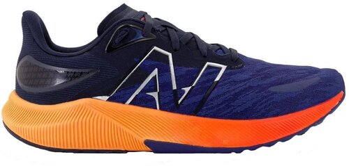 Кроссовки New Balance, размер 9.5US, оранжевый, синий