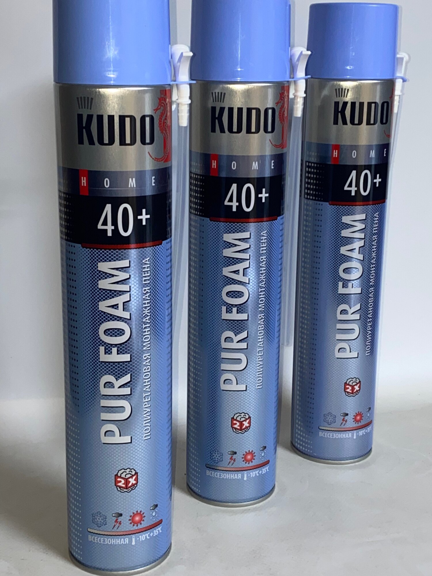KUDO KUPH10U40+ Пена полиуретановая монтажная бытовая всесезонная KUDO HOME 40+ - фото №8