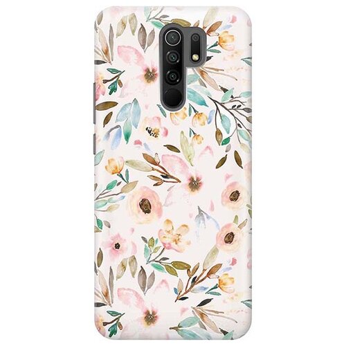 фото Чехол - накладка artcolor для xiaomi redmi 9 с принтом "розовая нежность" re:pa