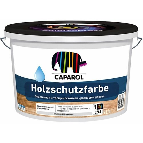 CAPAROL HOLZSCHUTZFARBE краска для древесины акриловая кроющая универсальная 2,35л база 3