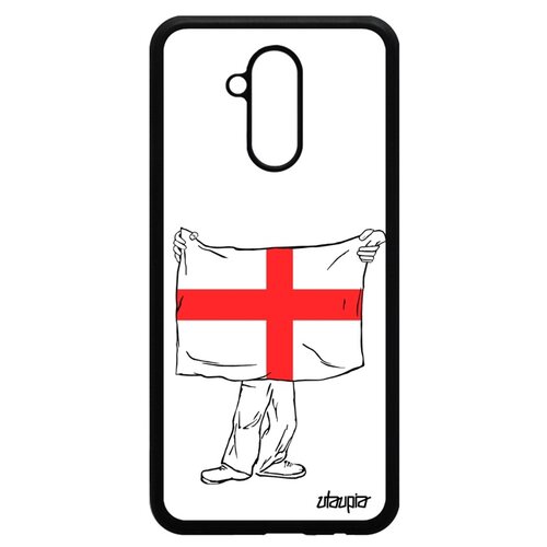 фото Чехол для телефона huawei mate 20 lite, "флаг англии с руками" государственный туризм utaupia