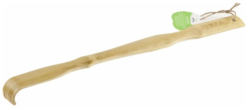 Массажер-чесалка для спины банная линия 45 см, бамбук 10-858