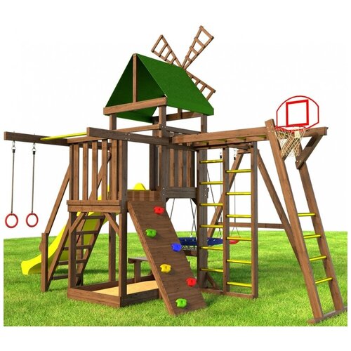 MARKVEL детская игровая площадка Мельница спорт (спортивно-игровая площадка для дачи и улицы)