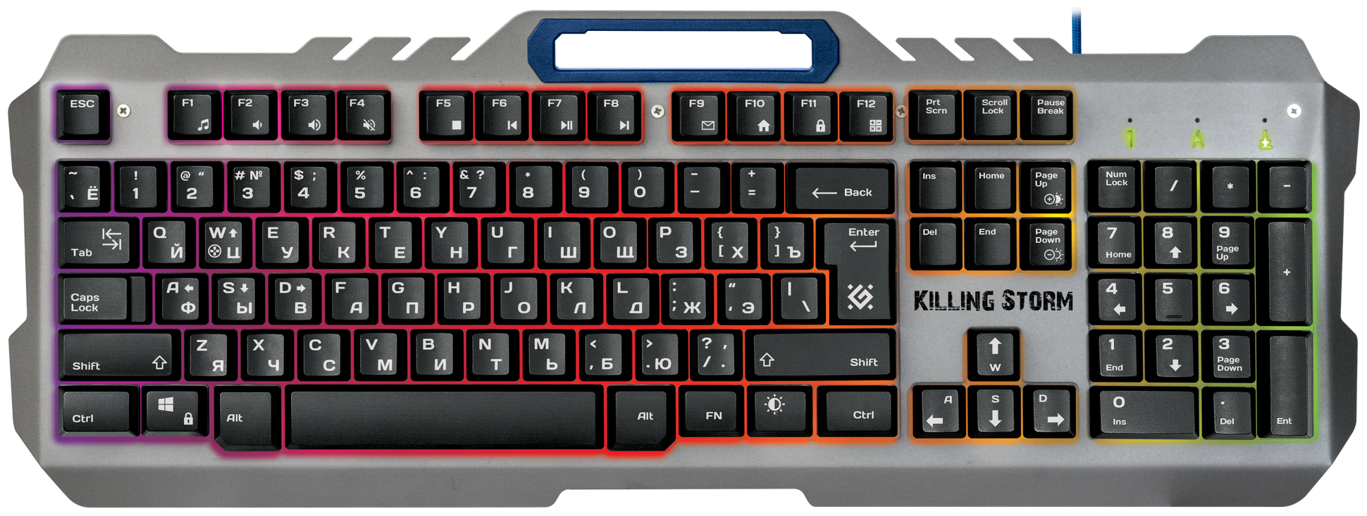 Комплект клавиатура + мышь + коврик Defender Killing Storm MKP-013L RU, черный