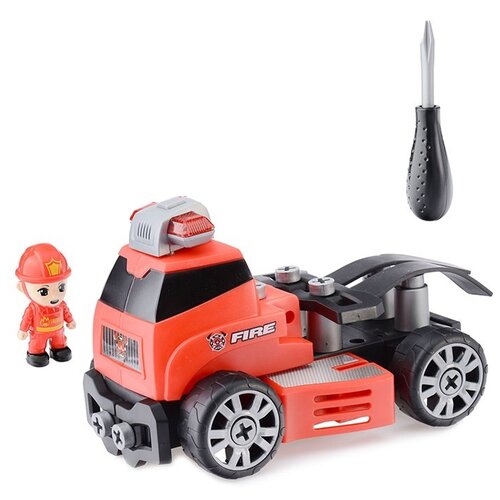 Конструктор Qilun Toys Fire Rescue QL6006C-4 конструкторы bondibon пожарная служба машина с прицепом 143 детали