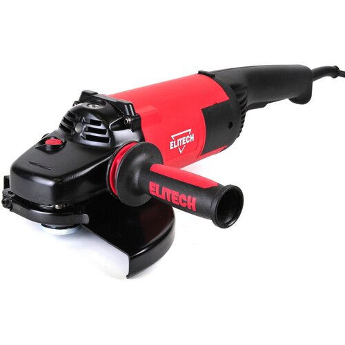 Шлифмашина угловая Elitech МШУ 2623Э E221301500 2600Вт плавный пуск диск ф230мм 1383000₽