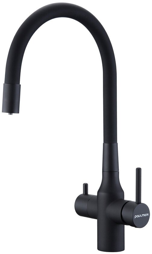 Смеситель Paulmark SALIX Sa213419-AN антрацит с подключением к фильтру
