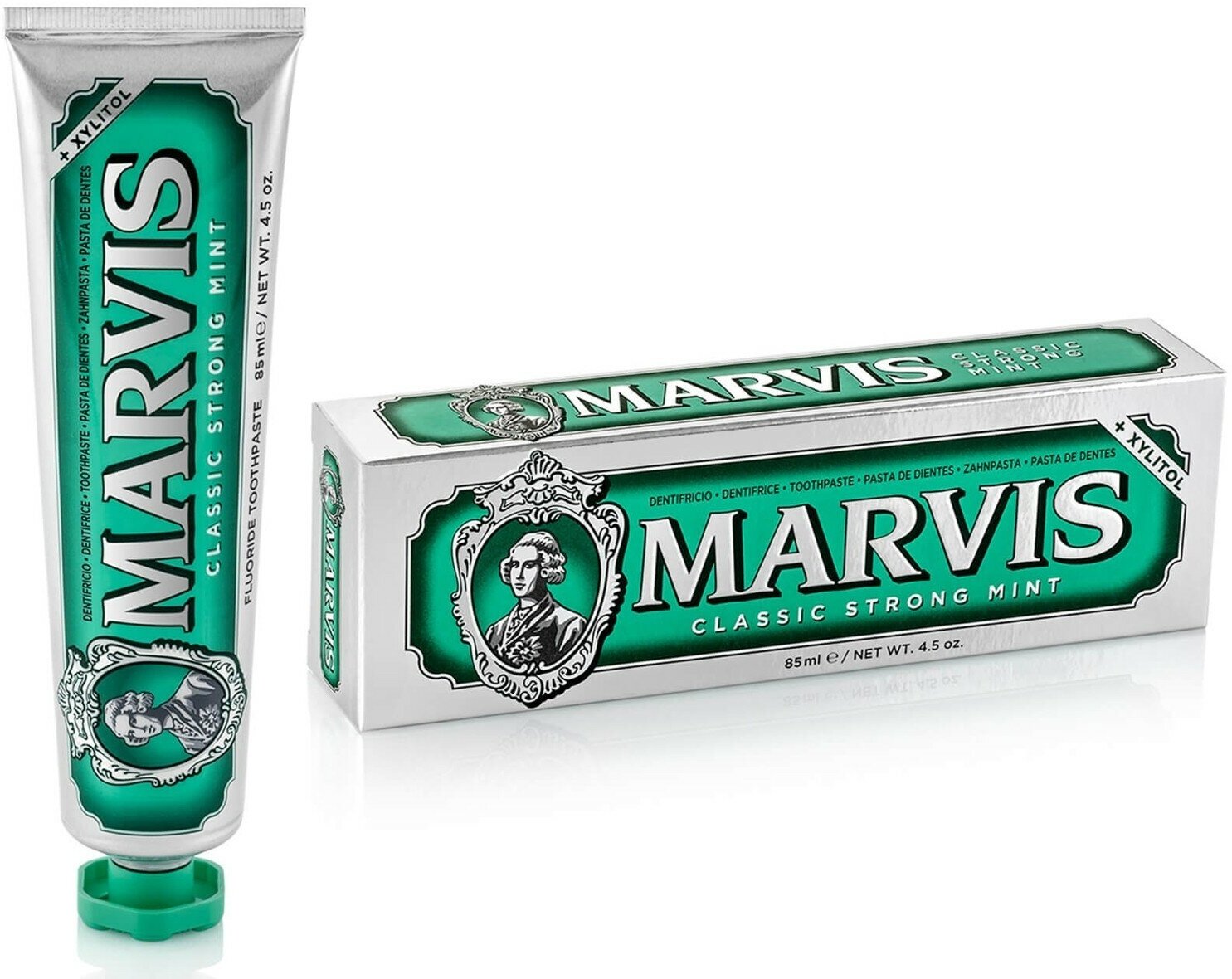 Зубная паста Marvis Classic Strong Mint Классическая мята 85 мл