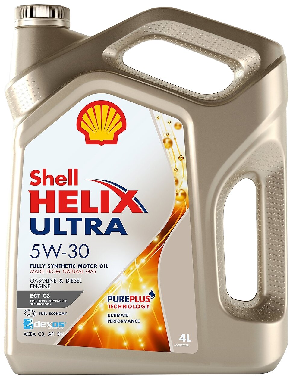 Масло моторное синтетическое "Helix Ultra ECT C3 5W-30", 4л Shell арт. 550042847