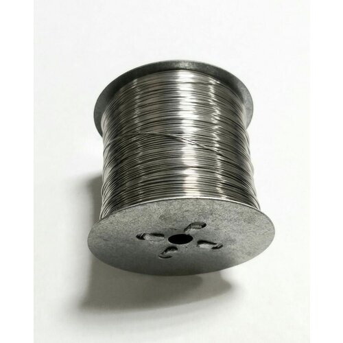 Нихромовая проволока диаметр 06 мм количество 500гр на катушке нихром марка стали Х20Н80 для нагревательных спиралей резки пенопласта ЧПУ выжигателей нагревателей в печах для сушки и обжига для обогрева стекол и зеркал Пчеловодная 5139₽