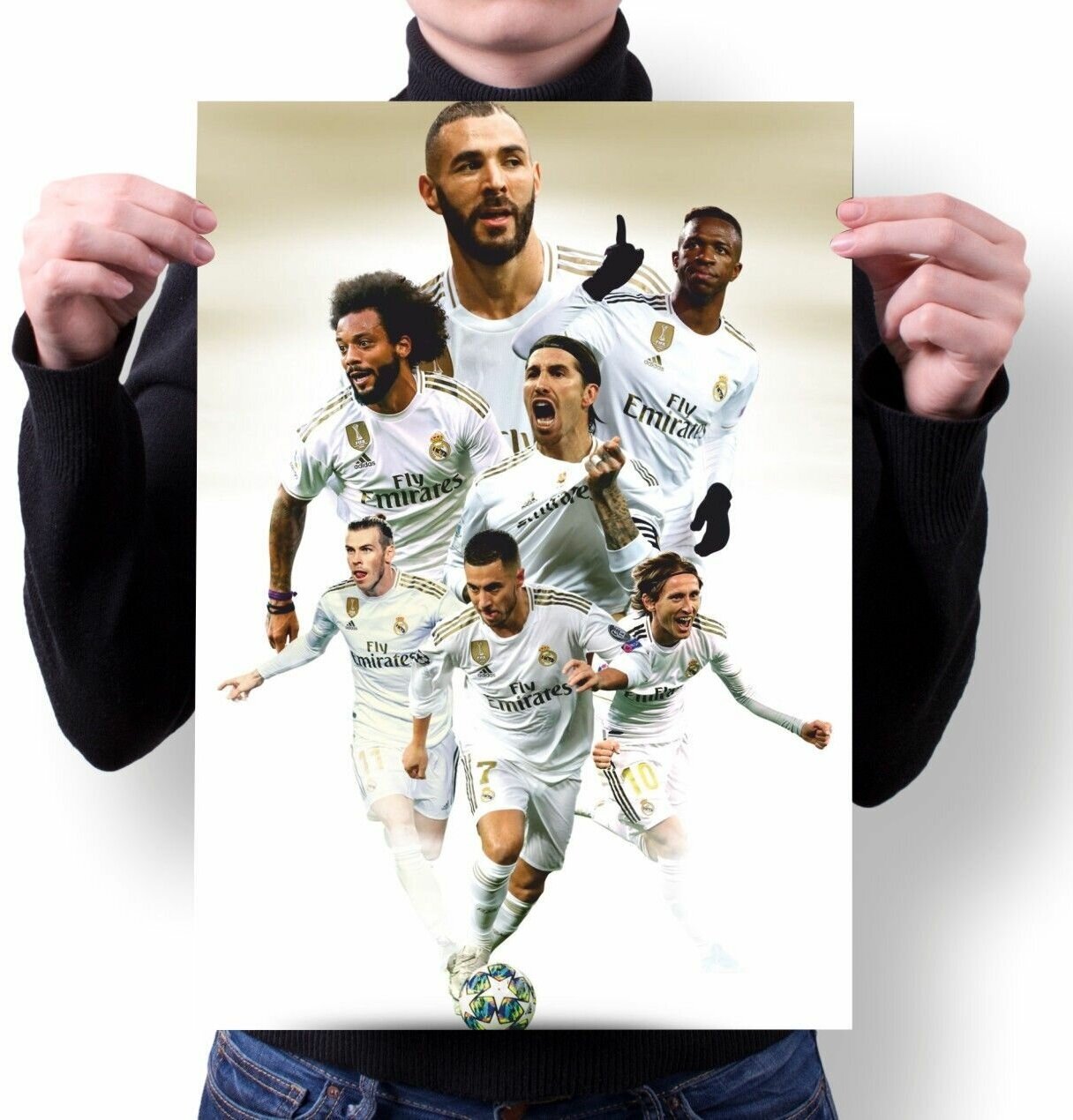 Плакат А4 футбольный клуб Реал Мадрид - Real Madrid № 2