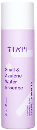 TIAM Тонер-эссенция с муцином улитки и азуленом - Snail & Azulene Water Essence, 180мл