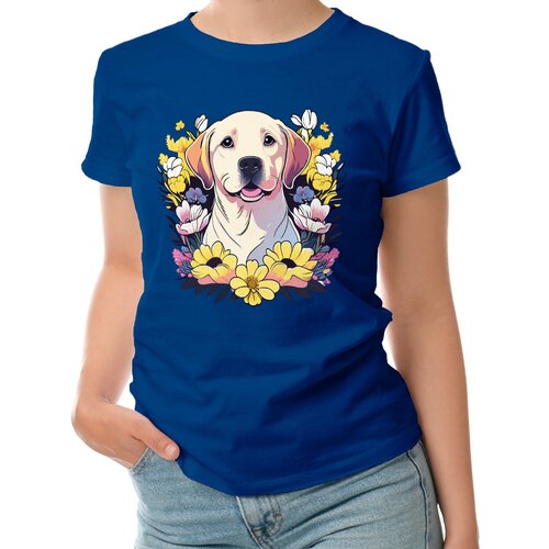 фото Футболка roly, размер l, синий