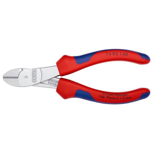 бокорезы knipex 74 05 140 140 мм красный синий Бокорезы Knipex 74 05 140 140 мм красный/синий