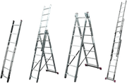 Лестница трехсекционная KRAUSE CORDA универсальная с доп. функцией 3x7