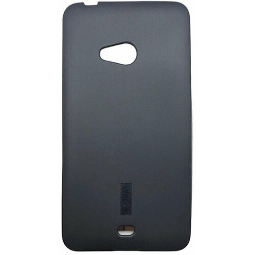 Силиконовая накладка Fono, матовая для Microsoft Lumia 540 черный