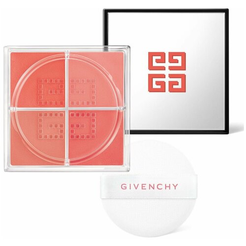 GIVENCHY Рассыпчатые четырехцветные румяна для лица Prisme Libre Blush (3 Voile Corail) givenchy prisme libre blush