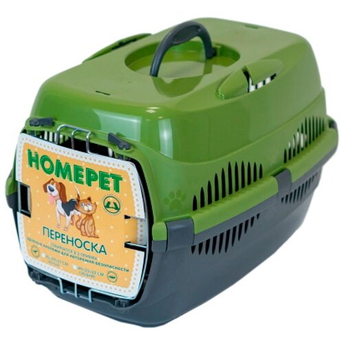 Клиппер-переноска для животных Homepet 78855/78857 33х32х49 см 49 см 32 см 33 см оливковый/серый 12 кг 1.27 кг клиппер переноска для собак пижон 4940328 4940329 4940330 4940331 4940332 33х32х49 см 49 см 32 см 33 см бежево серая 12 кг 1 1 кг