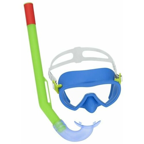 Набор для плавания Essential Lil' Glider, маска, трубка, от 3 лет, обхват Bestway набор для плавания lil animal маска трубка обхват bestway