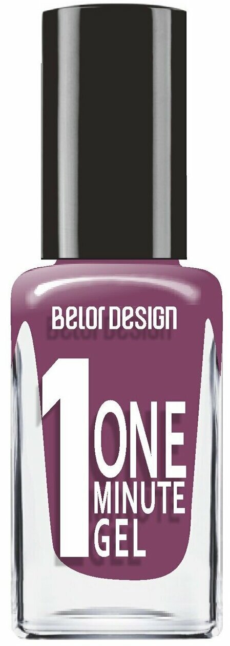 Belor Design Лак для ногтей ONE MINUTE GEL тон 224, 10 мл.