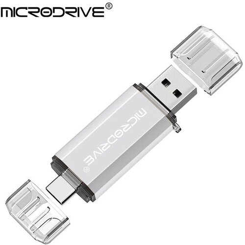 MicroDrive Флешка USB 2.0 Type-C/Type-A OTG 128 Gb