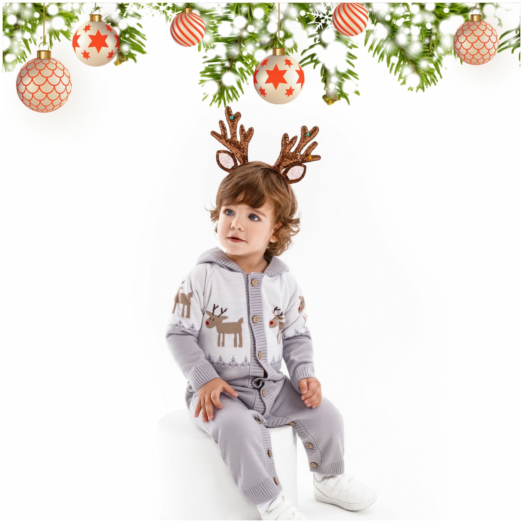 Комбинезон Amarobaby Pure Love Christmas Deer