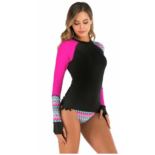 Комплект из лайкры футболка и плавки SunDoo Peru Pink размер L