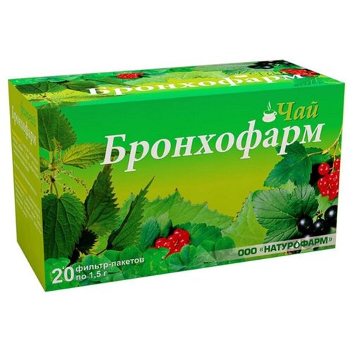 Натурофарм чай Бронхофарм ф/п, 1.5 г, 20 шт.