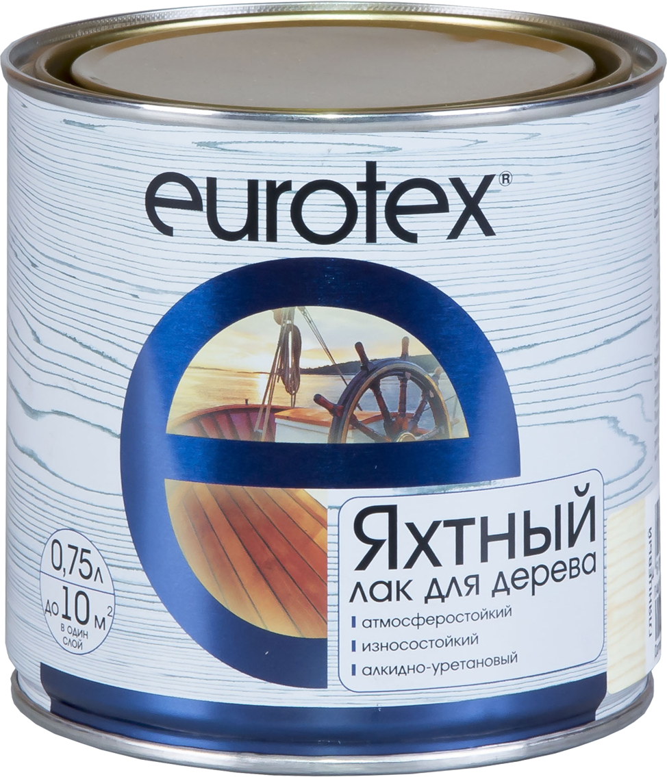 Рогнеда EUROTEX ЛАК яхтный алкидно-уретановый, бесцветный, п/мат (2л)