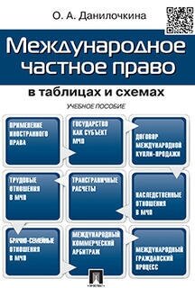 Данилочкина О. А. "Международное частное право в таблицах и схемах. Учебное пособие"