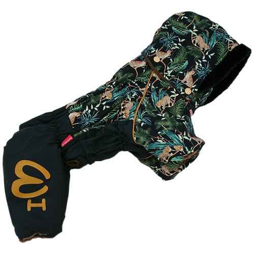 фото For my dogs комбинезон для собак джунгли черный для мальчиков fw846-2020 m (16) formydogs