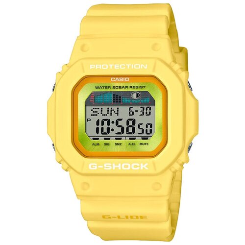 Наручные часы CASIO G-Shock GLX-5600RT-9, серый, желтый наручные часы casio a168wg 9 золотой белый