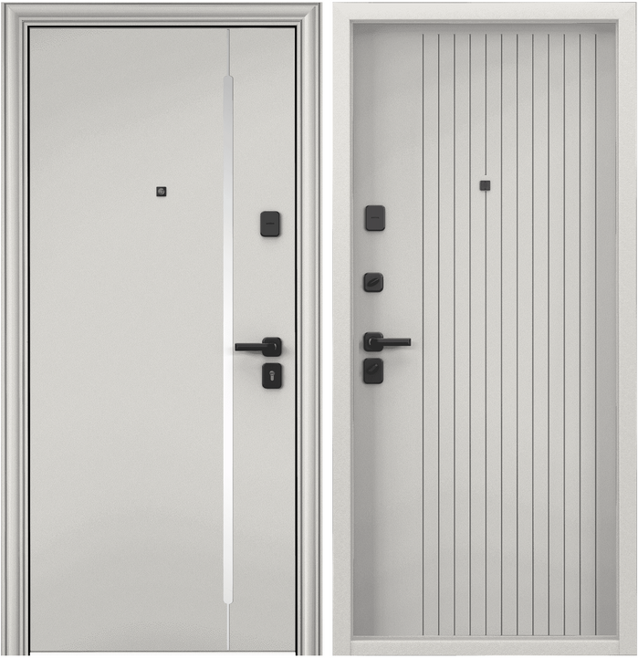 Дверь входная для квартиры Torex Comfort X 950х2070 левый, тепло-шумоизоляция, антикоррозийная защита, замки 4-ого класса защиты, светло-серый