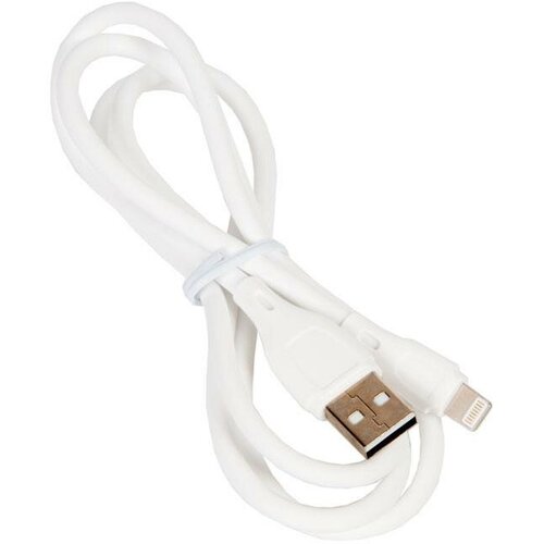 Кабель USB HOCO X61 Ultimate silicone для Lightning, 2.4А, длина 1.0м, белый