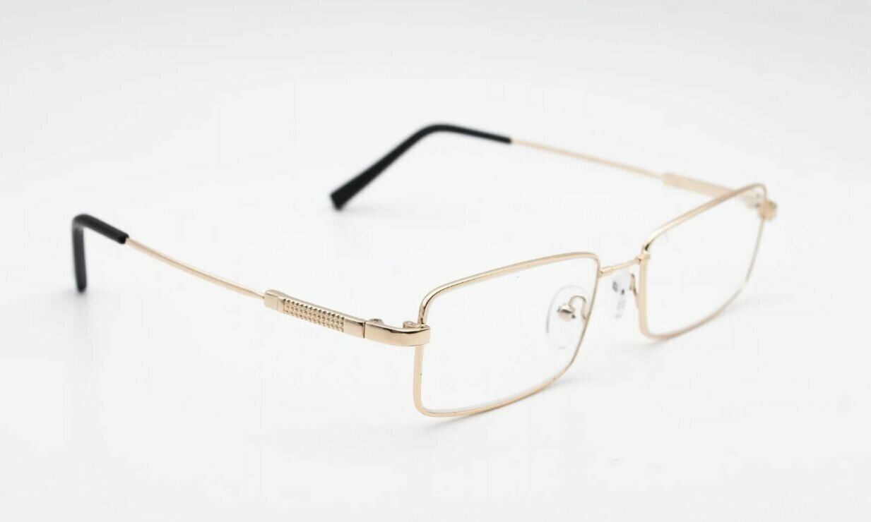 Готовые очки для зрения/титановая оправа/корригирующие очки с диоптриями мужские/очки для дали/для чтения /оптика/ РЦ 62-64, EAE, диоптрии+3.5