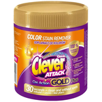 Clovin Clever Attak Oxi Action Gold Plus Color Пятновыводитель универсальный для цветных тканей 730 гр - изображение