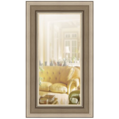 фото Зеркало в широкой раме 40 x 70 см, модель p080031 аурита