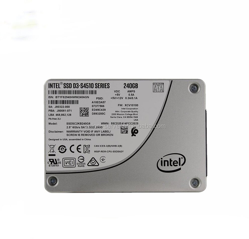 SSD накопитель INTEL DC D3-S4510 240Гб, 2.5", SATA III - фото №4