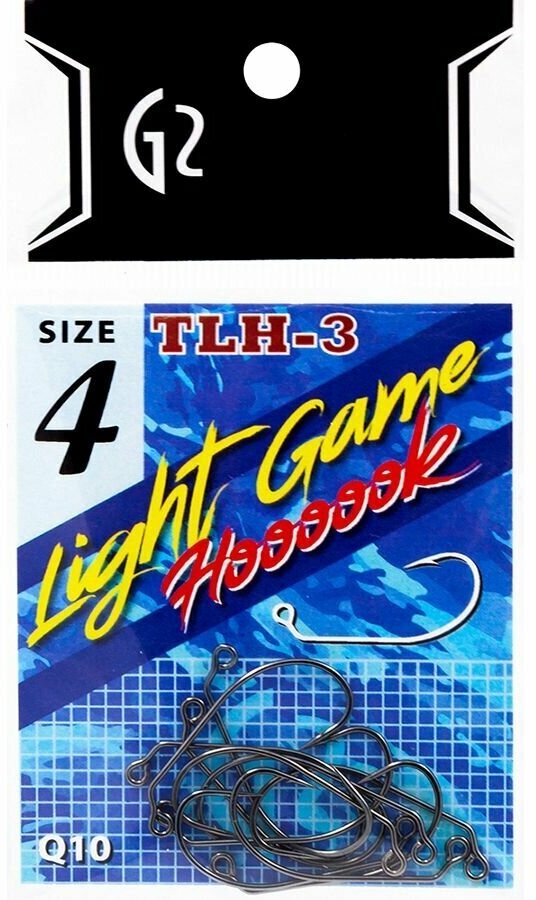 Крючки форелевые для джиг-головок G2 Light Game Hook #4 (1уп/10шт)