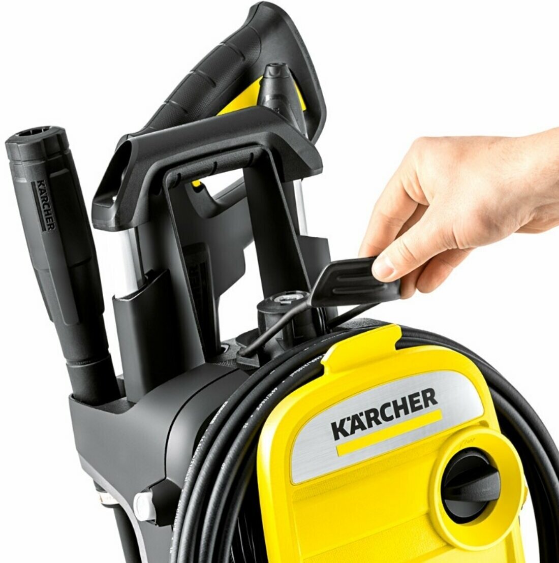 Karcher мойка высокого давления K 5 comp Черный, Желтый 500 l/h 2100 W1.630-750.0 - фотография № 7