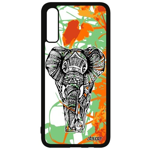 фото Чехол для телефонов samsung galaxy a70, "слон" мудрый elephant utaupia