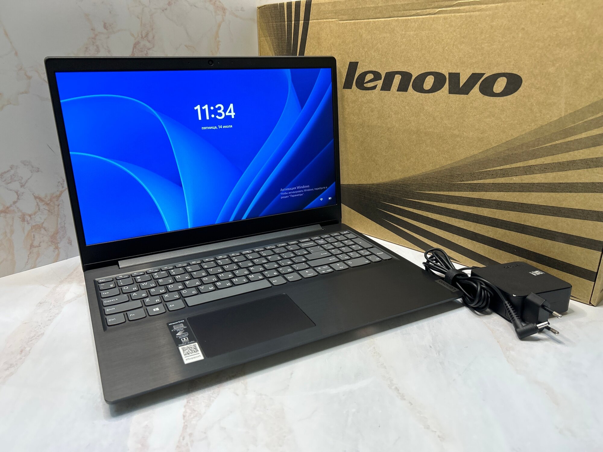 Ноутбук Lenovo IdeaPad S145-15IWL. Конфигурация: i5-8265U/8GB/256GB/Intel HD/DOS/HD